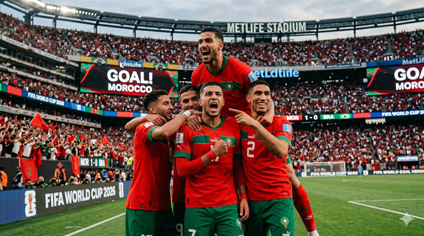 Morocco Send World Cup Warning as Brazil Held to Entertaining Draw